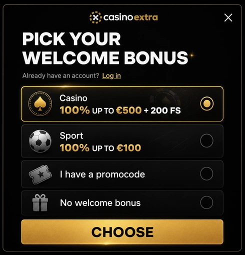 Casino Extra inscription